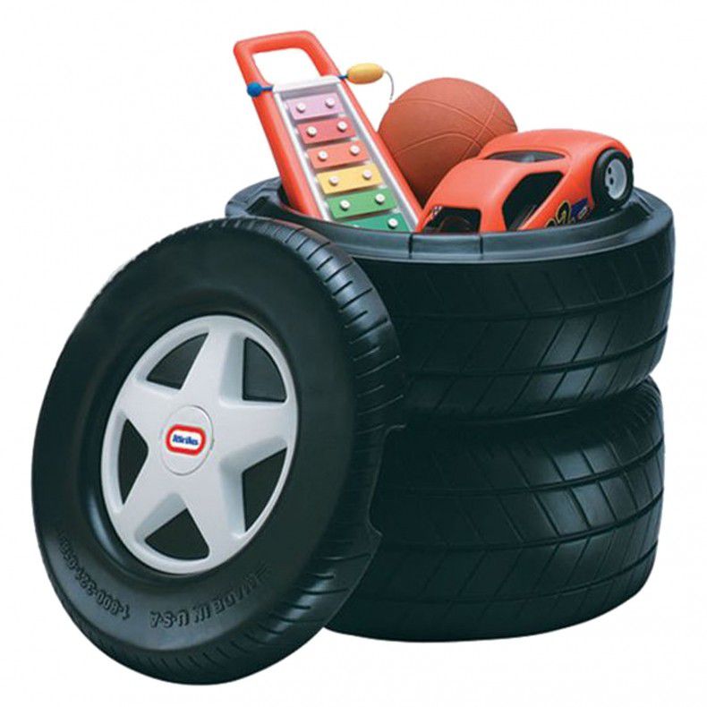 Classic Racing Tire Toy Chest - Image 1