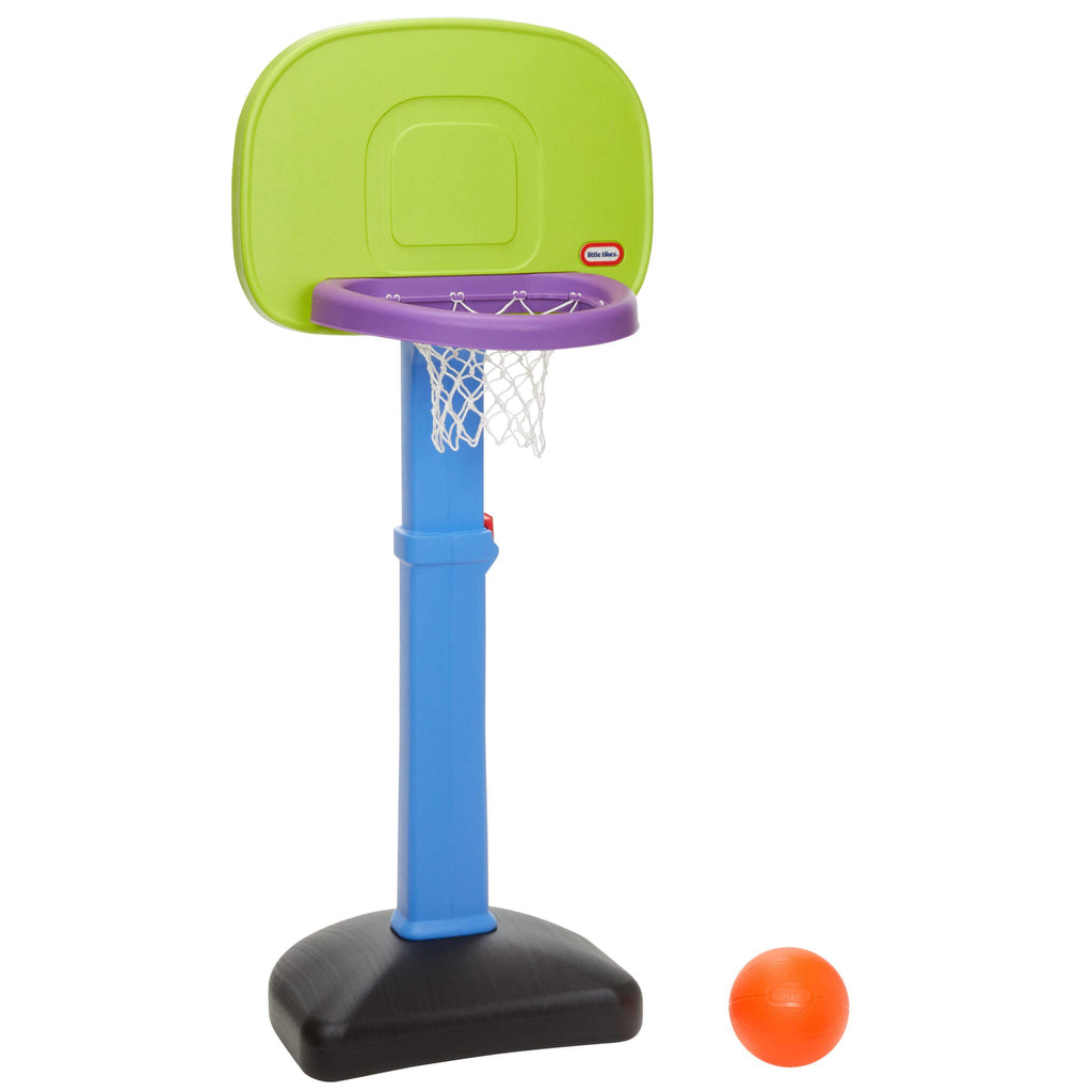 TotSports™ Easy Score Basketball Set – Purple/Green - Image 1