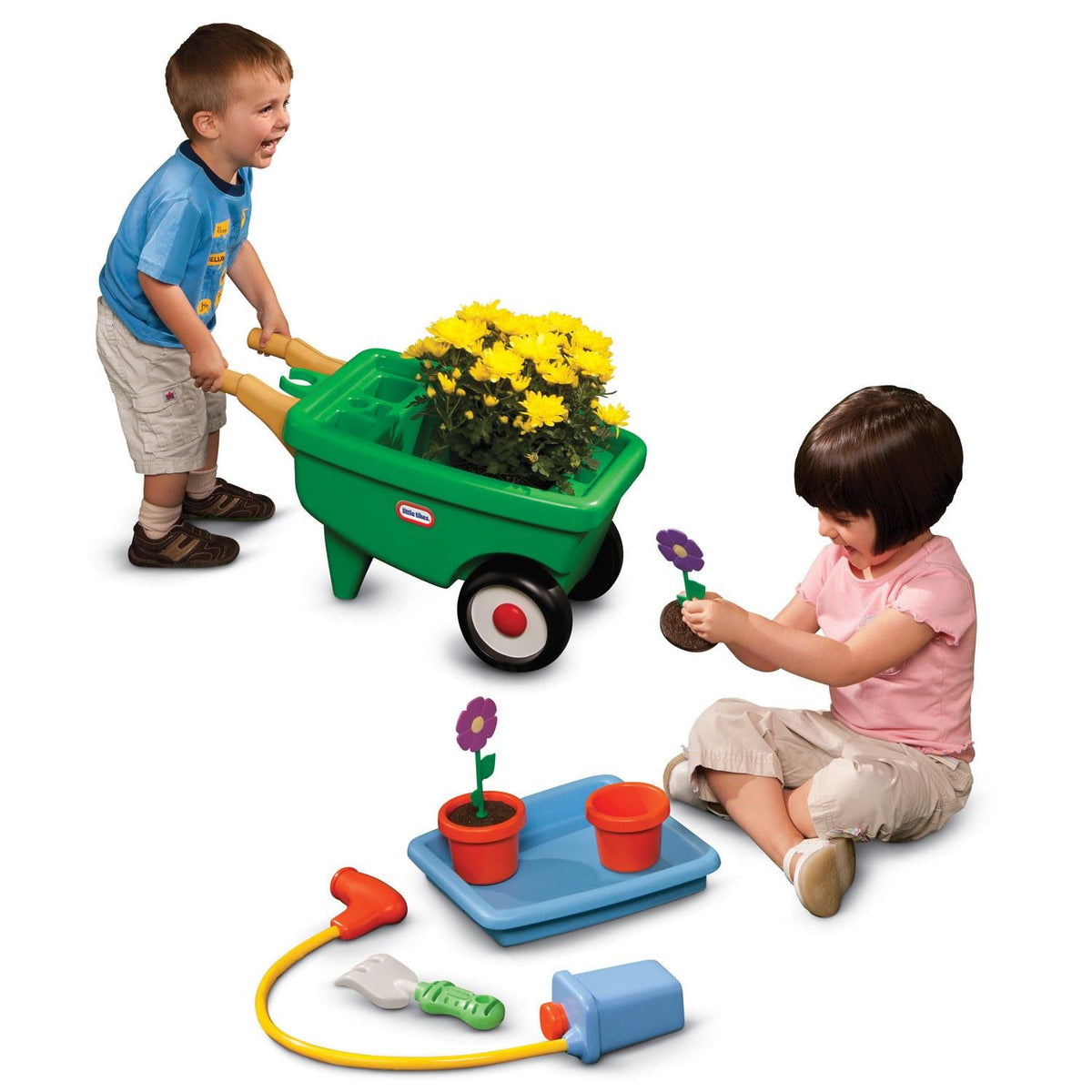 2-in-1 Garden Cart & Wheelbarrow - Image 1