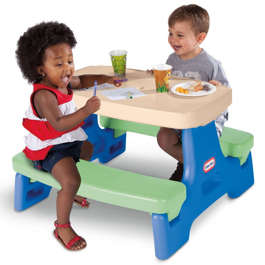 Easy Store™ Jr. Play Table - Blue/Green - Image 1