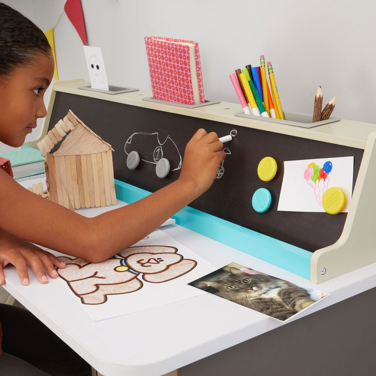 2-in-1 Chalkboard Desk - Image 6